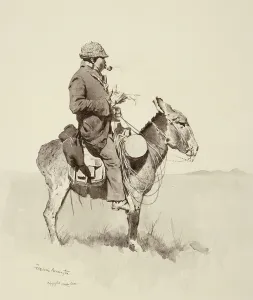 Jack's Man William, A Modern Sancho Panza, (brush and ink wash Jack's Man William, A Modern Sancho Panza, (brush and ink wash