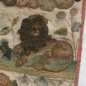 Jacob's Ladder, raised silk embroidery, c.1660 (silk embroidery) Jacob's Ladder, raised silk embroidery, c.1660 (silk embroidery)