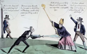 Jamie and the Bishop (colour litho) Jamie and the Bishop (colour litho)