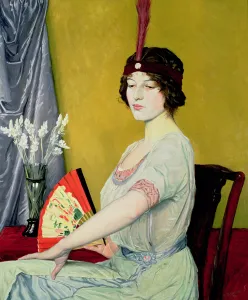 The Japanese Fan, 1914 (oil on canvas) The Japanese Fan, 1914 (oil on canvas)