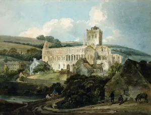 Jedburgh Abbey from the South-East (w/c on paper) Jedburgh Abbey from the South-East (w/c on paper)