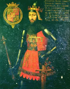 John of Gaunt, Duke of Lancaster (1340-99) (tempera on panel) John of Gaunt, Duke of Lancaster (1340-99) (tempera on panel)