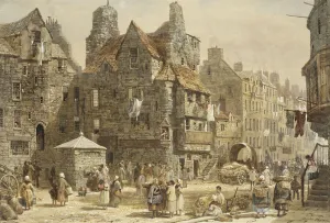 John Knox's House, Edinburgh, (pencil, watercolour and bodycolour) John Knox's House, Edinburgh, (pencil, watercolour and bodycolour)