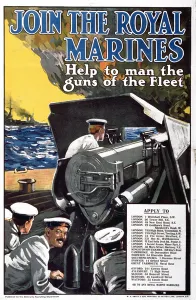 Join the Royal Marines - Help to man the guns of the Fleet Join the Royal Marines - Help to man the guns of the Fleet