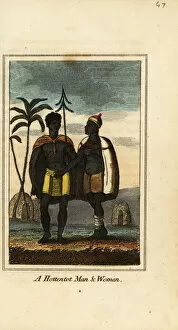A Geographical Present Collection: Khoikhoi man and woman, South Africa, 1818