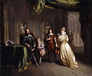 King Charles Taking Leave of his Children, c.1721 (oil on canvas) King Charles Taking Leave of his Children, c.1721 (oil on canvas)