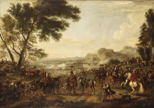 King William III and his Troops preparing for a Battle, (oil on canvas) King William III and his Troops preparing for a Battle, (oil on canvas)