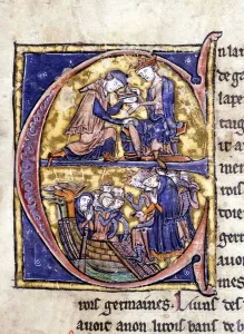 Two kings of Brittany: Bans de Berroye (father of Lancelot) and Boorz de Gaune Two kings of Brittany: Bans de Berroye (father of Lancelot) and Boorz de Gaune