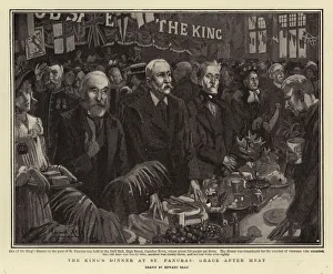 The King's Dinner at St Pancras, Grace after Meat (litho) The King's Dinner at St Pancras, Grace after Meat (litho)