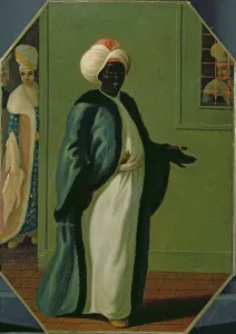 Kisler Aga, Chief of the Black Eunuchs and First Keeper of the Serraglio (oil on canvas) Kisler Aga, Chief of the Black Eunuchs and First Keeper of the Serraglio (oil on canvas)