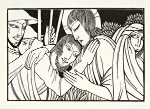Eric Gill Collection: Kiss of Judas, 1926 (wood engraving)