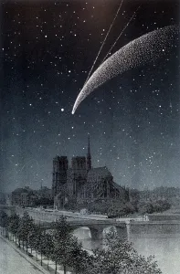 La comet de Donati, vue a Paris 04/10/1858 - in ' Le Ciel'" La comet de Donati, vue a Paris 04/10/1858 - in ' Le Ciel'"
