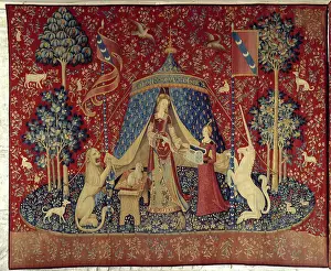 La Dame a la Licorne, 1484-1500, Flemish School Tapestry