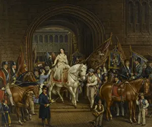 Lady Godiva Procession of 1829, 1867 (oil on canvas) Lady Godiva Procession of 1829, 1867 (oil on canvas)