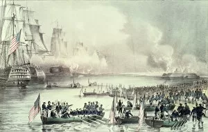 Amphibious Assault Collection: Landing of the American Force at Vera Cruz, under General Scott, March 1847 (colour