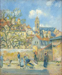 Le Parc aux Charrettes, Pontoise, 1878 (oil on canvas) Le Parc aux Charrettes, Pontoise, 1878 (oil on canvas)
