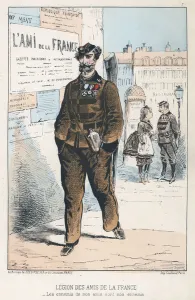 Legion des Amis de la France (coloured engraving) Legion des Amis de la France (coloured engraving)