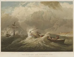 The Life-Boat off Tynemouth Bar (colour litho) The Life-Boat off Tynemouth Bar (colour litho)