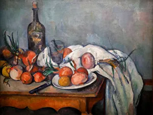 Still life with onions 1896-1898 (Oil on Canvas) Still life with onions 1896-1898 (Oil on Canvas)