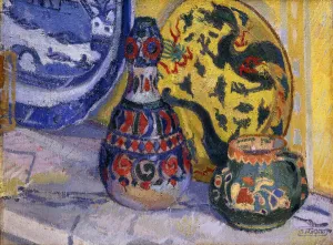 Still Life with Oriental Figures, 1913 (oil on canvas) Still Life with Oriental Figures, 1913 (oil on canvas)