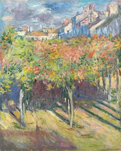 The Lime Trees at Poissy; Les tilleuls a Poissy, 1882 (oil on canvas) The Lime Trees at Poissy; Les tilleuls a Poissy, 1882 (oil on canvas)