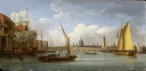 London Bridge, with St. Pauls Cathedral in the Distance, 1815 (oil on panel) London Bridge, with St. Pauls Cathedral in the Distance, 1815 (oil on panel)
