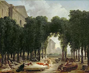 The Louvre and the gardens of the Infanta, 1798 (oil on canvas) The Louvre and the gardens of the Infanta, 1798 (oil on canvas)
