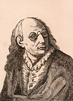 Luca Giordano, illustration from '75 Portraits Of Celebrated Painters From Authentic Luca Giordano, illustration from '75 Portraits Of Celebrated Painters From Authentic