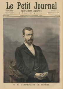 His Majesty Emperor Nicholas II of Russia, front cover illustration of 'Le Petit Journal' His Majesty Emperor Nicholas II of Russia, front cover illustration of 'Le Petit Journal'