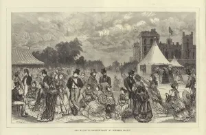 Her Majesty's Garden Party at Windsor Castle (engraving) Her Majesty's Garden Party at Windsor Castle (engraving)