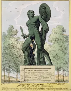 'Making Decent', cartoon showing William Wilberforce (1759-1833 'Making Decent', cartoon showing William Wilberforce (1759-1833