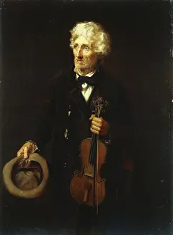 Man With Violin, 1879 (oil on canvas) Man With Violin, 1879 (oil on canvas)