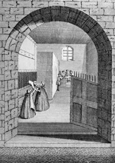 Accomplices Collection: The Manner of John Shepherds escape out of the Condemned Hole in Newgate, 1724