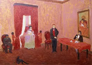 Manuelita Rosas (Rosas Dicta), (oil on board) Manuelita Rosas (Rosas Dicta), (oil on board)