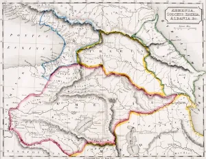 Map of Armenia, Colchis, Iberia and Albania, from The Atlas of Ancient Geography' Map of Armenia, Colchis, Iberia and Albania, from The Atlas of Ancient Geography'