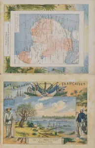 Map of French possessions and spheres of influence in Africa Map of French possessions and spheres of influence in Africa