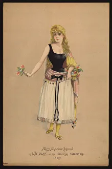 Marion Hood, English actor and singer (colour litho) Marion Hood, English actor and singer (colour litho)