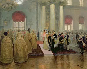 Alix Of Hesse Collection: The Marriage of Tsar Nicholas II (1868-1918) and Alexandra Feodorovna (1872-1918