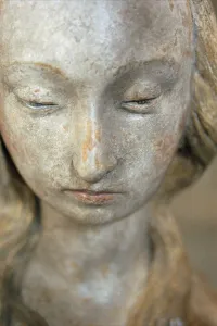 Mary Magdalene, late 15th century (polychrome stone) (see also 248111, 248112 and 252685) Mary Magdalene, late 15th century (polychrome stone) (see also 248111, 248112 and 252685)
