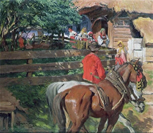 Images Dated 8th October 2007: Matchmaking, c. 1900 (oil on canvas)