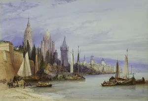 Mayence, on the Rhine, 1895 (pencil and watercolour) Mayence, on the Rhine, 1895 (pencil and watercolour)