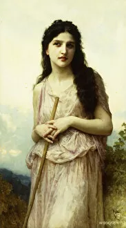 Adolphe William Bouguereau Collection: Meditation, 1902 (oil on canvas)