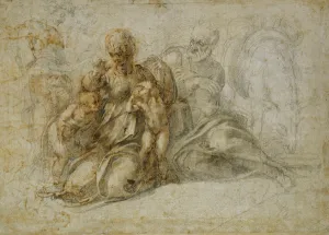 The Meeting of the Infant Saint John the Baptist with the Holy Family Attended by Angels The Meeting of the Infant Saint John the Baptist with the Holy Family Attended by Angels