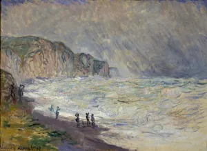 Mer agitee a Pourville - Peinture de Claude Monet (1840-1926), huile sur toile, 1897, 73 Mer agitee a Pourville - Peinture de Claude Monet (1840-1926), huile sur toile, 1897, 73