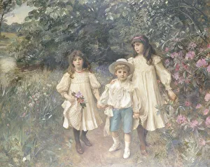 Meriel, Cynthia and George (Perkins), 1900-1 (oil on canvas) Meriel, Cynthia and George (Perkins), 1900-1 (oil on canvas)