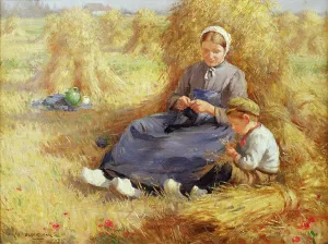 Midday rest, 1915 (oil on canvas) Midday rest, 1915 (oil on canvas)