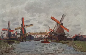 Mills at Westzijderveld near Zaandam, 1871 (oil on canvas) Mills at Westzijderveld near Zaandam, 1871 (oil on canvas)