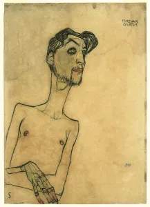 Mime van Osen, 1910 (w/c & charcoal on paper) Mime van Osen, 1910 (w/c & charcoal on paper)