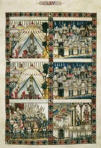 Miniatures dedicated to battles (left: Muslim army, right: Christian army) Miniatures dedicated to battles (left: Muslim army, right: Christian army)