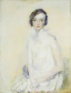 Miss Winifred Barnes, (oil on canvas) Miss Winifred Barnes, (oil on canvas)